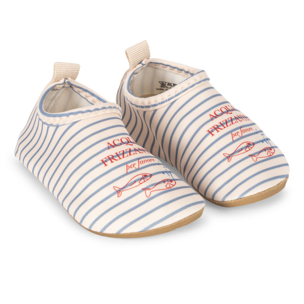 KONGES SLOJD Boty do vody ASTER - STRIPE BLUIE Velikost: 20-21