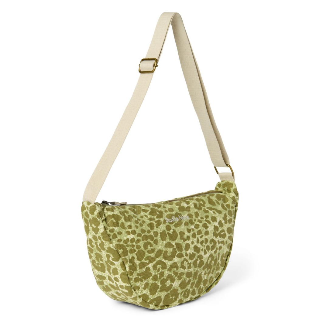 Levně STUDIO NOOS Ledvinka - Green Leopard