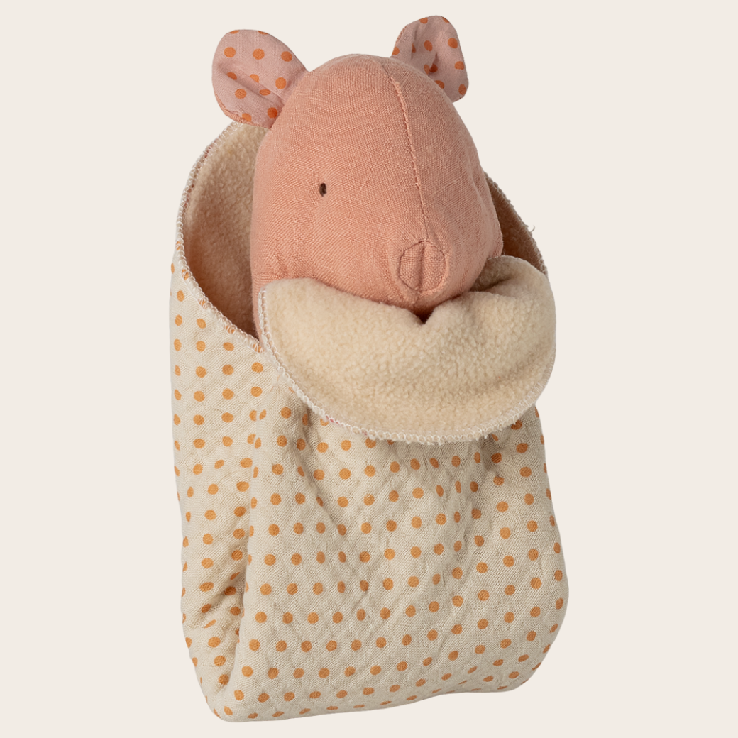 MAILEG Lullaby Pig - Mini Rose S26