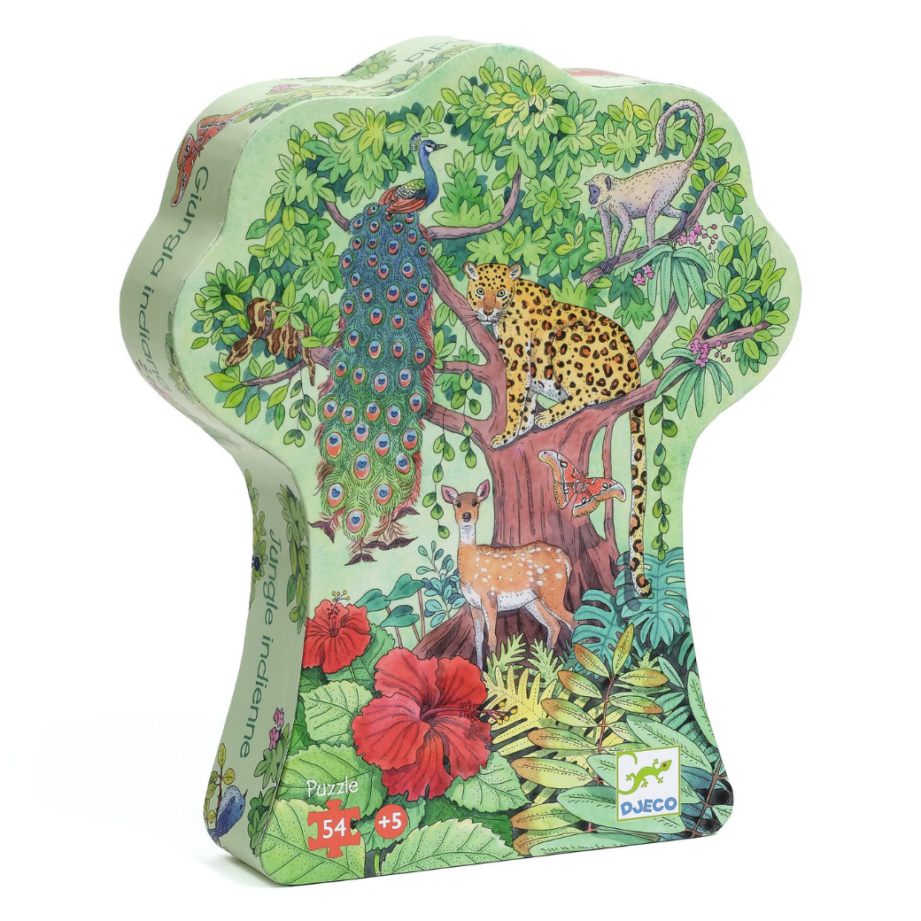 DJECO Puzzle Indická džungle - 54 pcs
