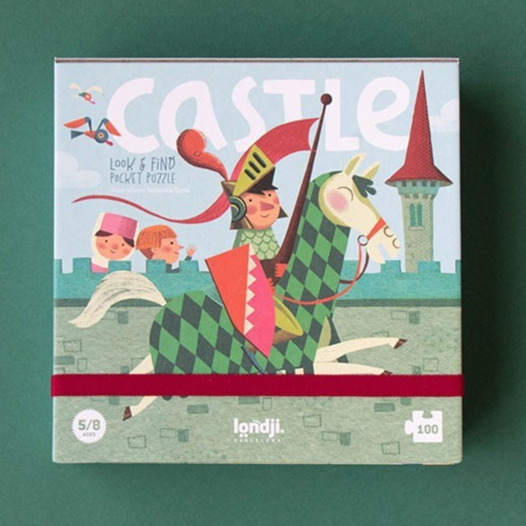 LONDJI Puzzle Středověký hrad - 100 pcs