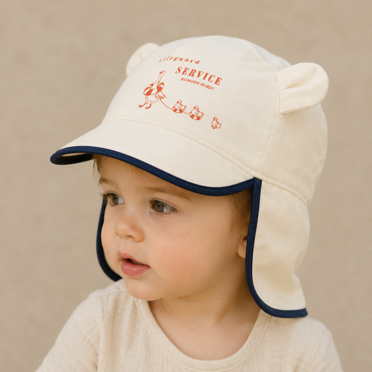 KONGES SLOJD Klobouček ASTER BEAR - SEEDPEARL Velikost: 6-9m