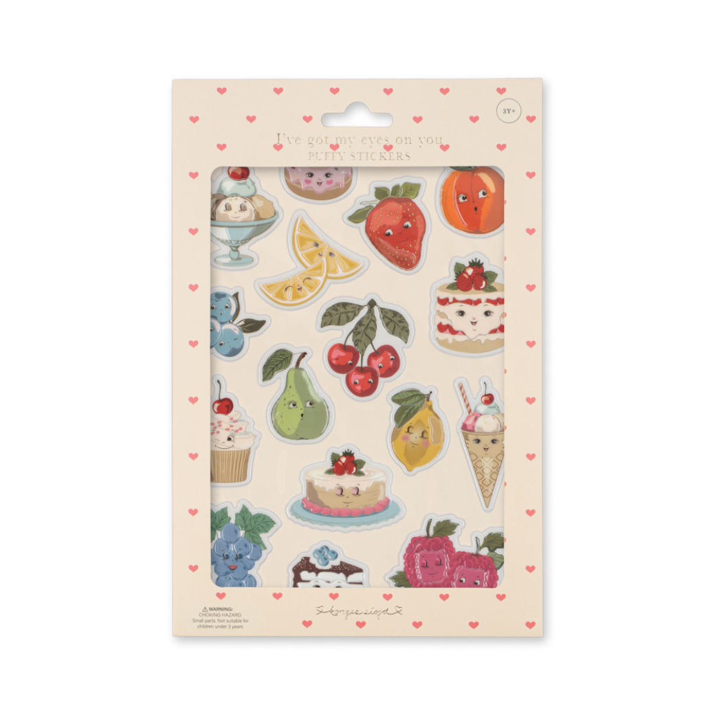 KONGES SLOJD Samolepky PUFFY - FRUITY