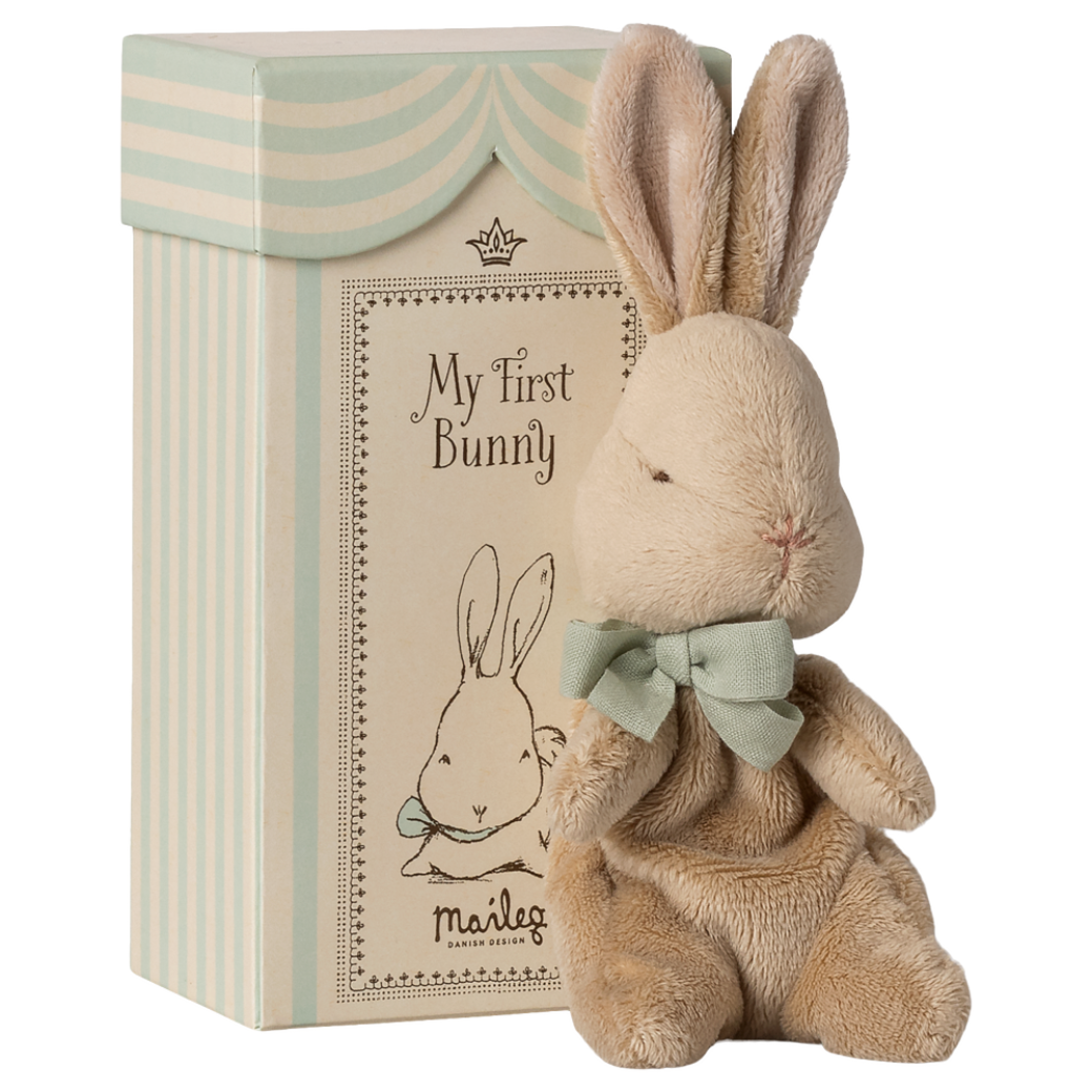 MAILEG První králíček v krabičce - Mint S26