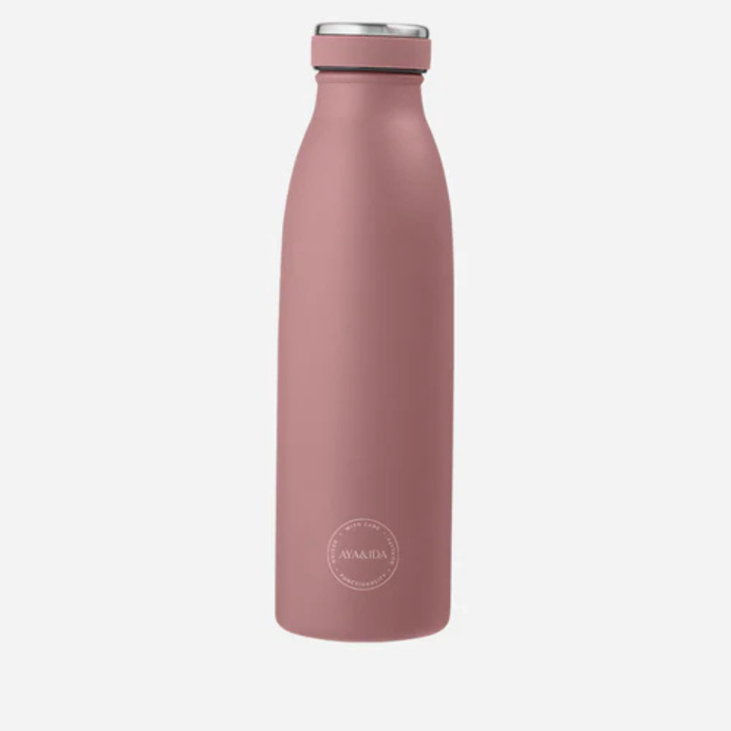 AYA&IDA Lahev Drinking Bottle 500 ml - Ash Rose