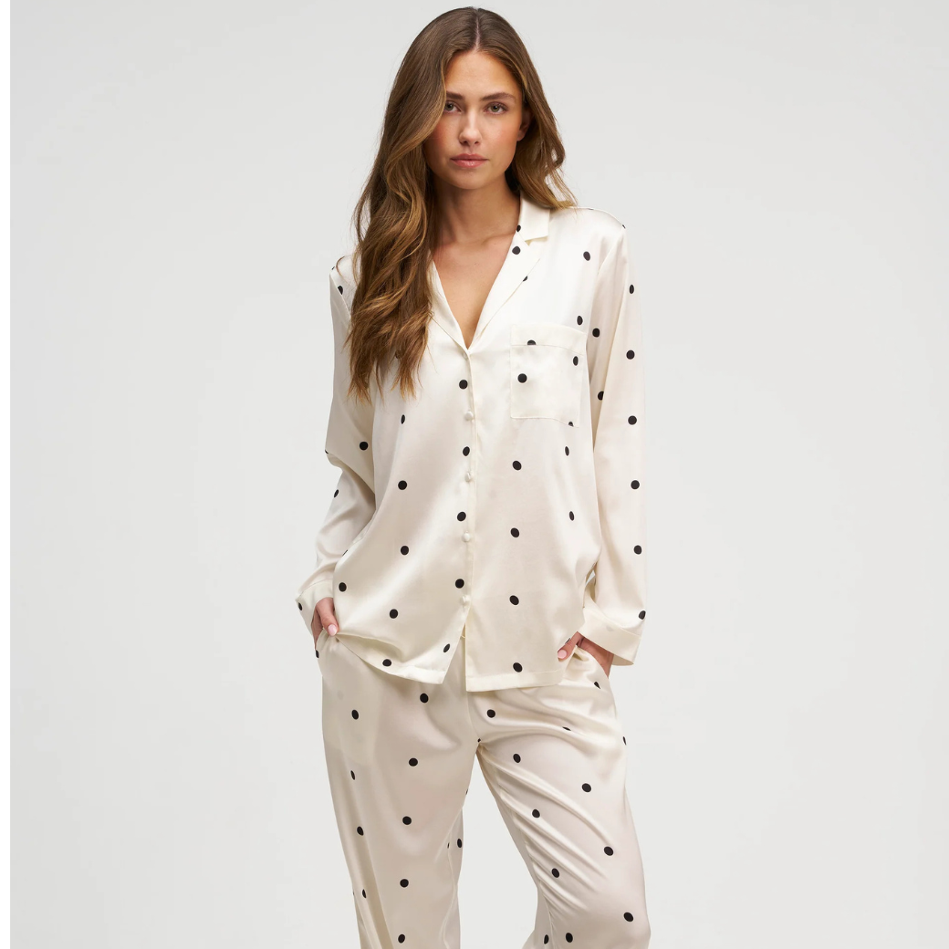 DORE & ROSE Pyžamo Long Silk PJ Velikost: L