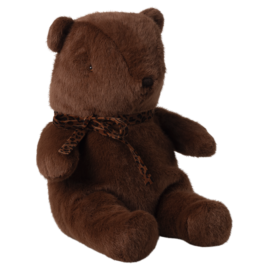 MAILEG Hebký medvídek - medium Dark chocolate S26