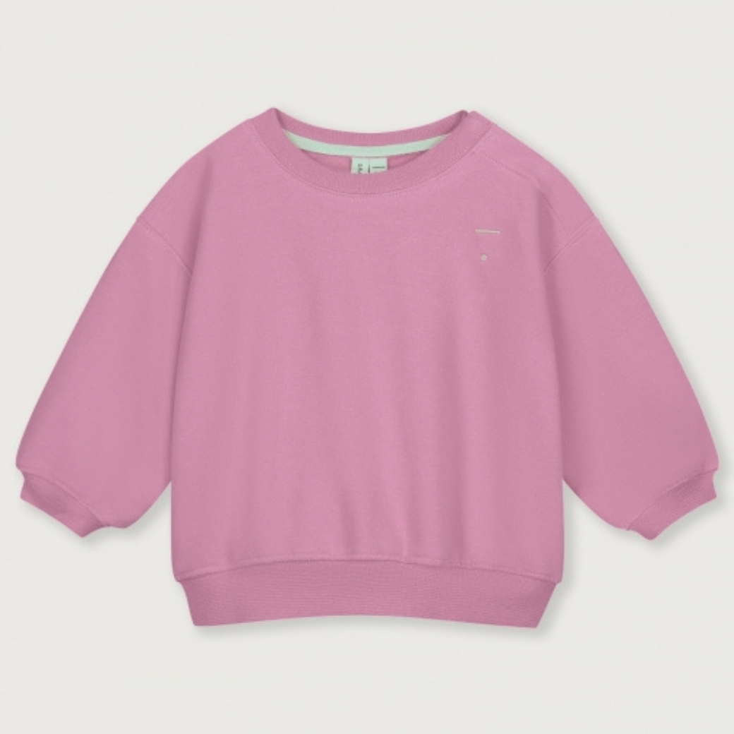 GRAY LABEL Mikina pro miminka GOTS - Bubblegum Velikost: 9-12m