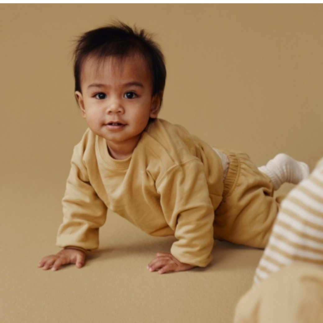 GRAY LABEL Mikina pro miminka GOTS - Cookie Velikost: 9-12m