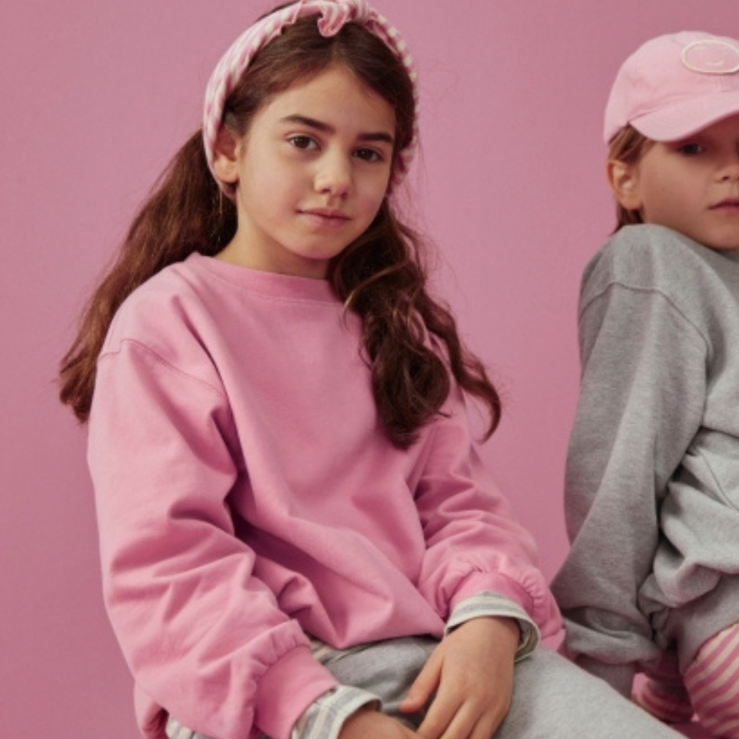 GRAY LABEL Mikina GOTS - Bubblegum Velikost: 7-8Y