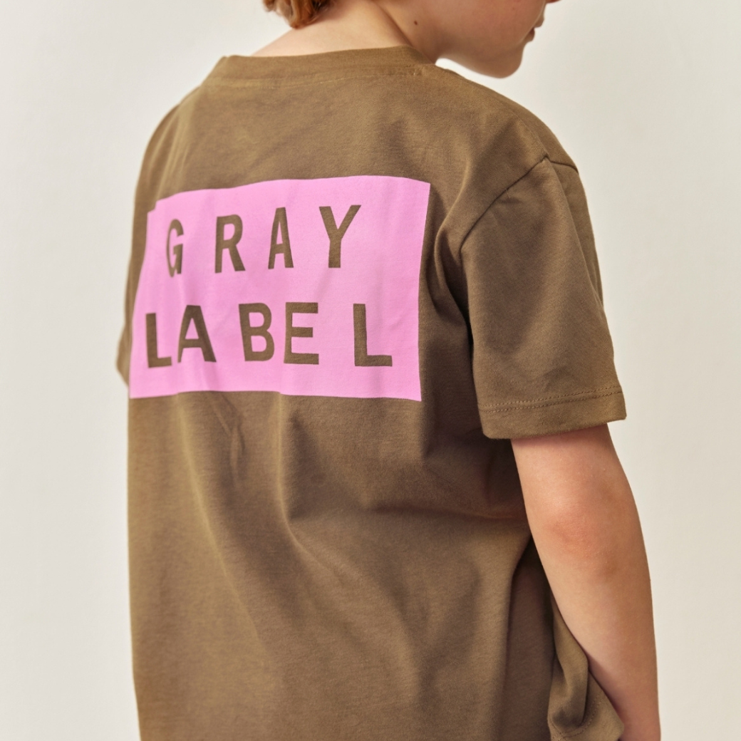 GRAY LABEL Tričko Oversized GOTS - Blue Gray - Bright Cookie Velikost: 7-8Y