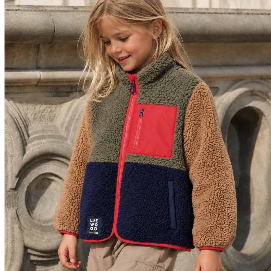 LIEWOOD Bundička Nolan Pile - Army brown multi mix Velikost: 98