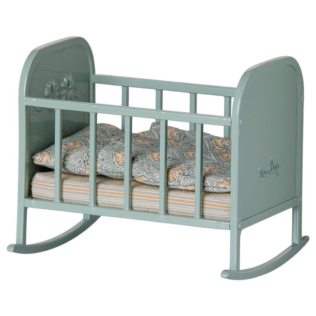 MAILEG Kovová kolébka MY - Blue mint S26