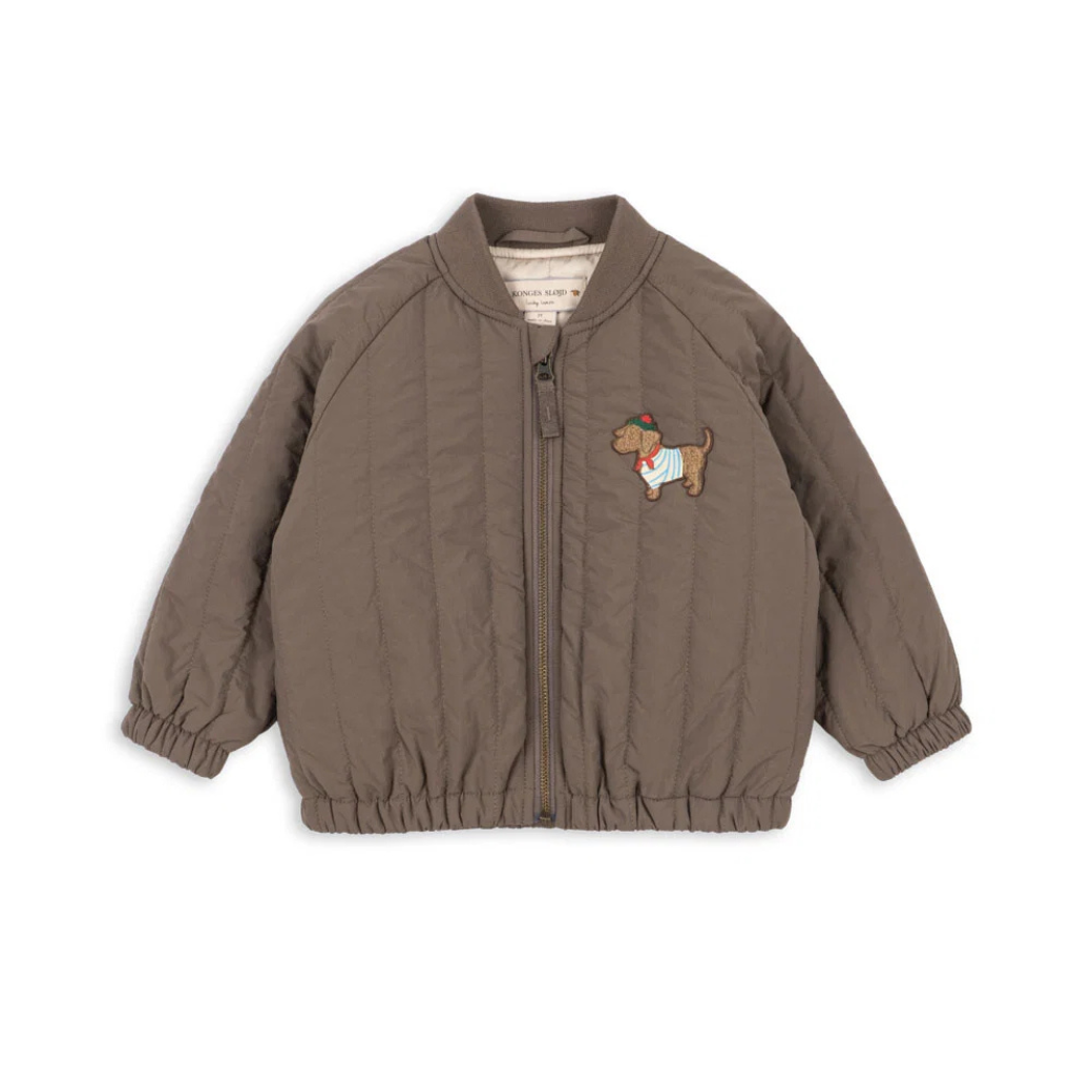 KONGES SLOJD Bomber JUNO TERRY - WALNUT Velikost: 5y