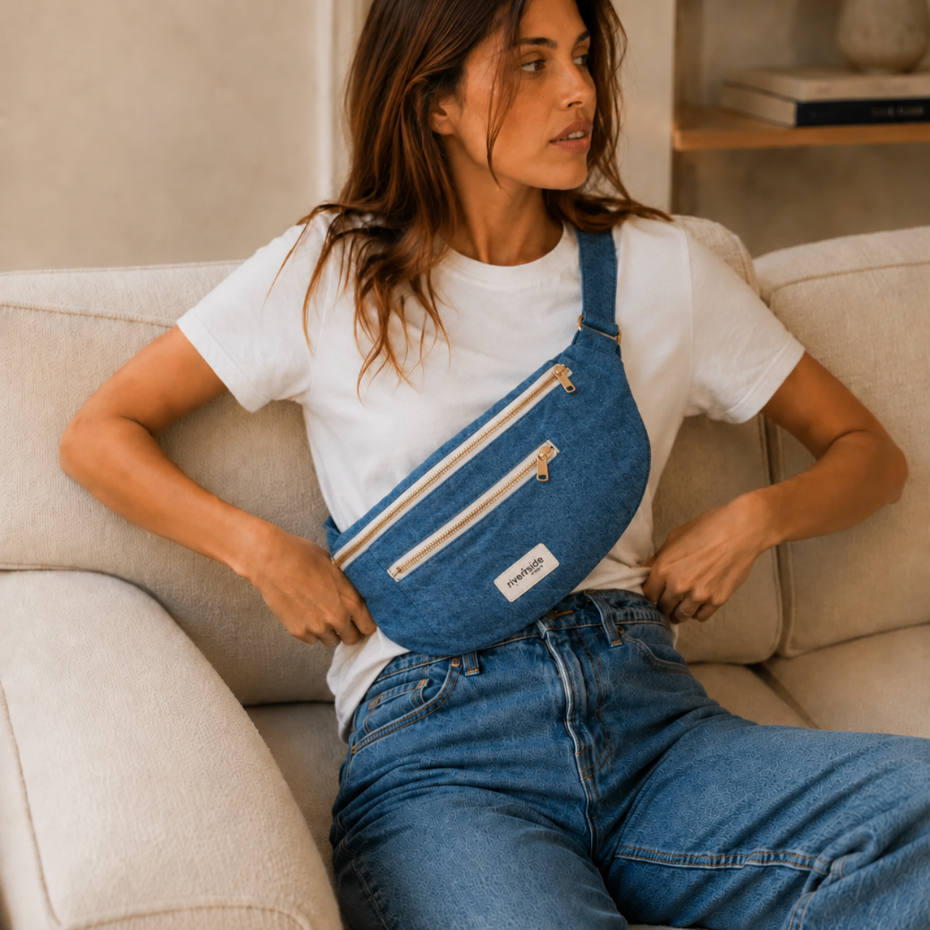RIVEDROITE PARIS Ledvinka Orsel  - Washed denim