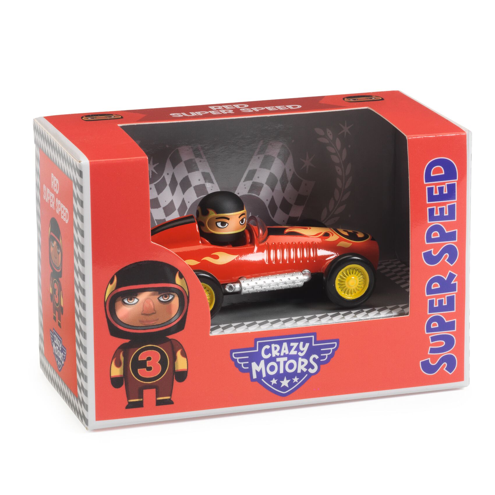 DJECO Crazy Motors autíčko Red Super Speed