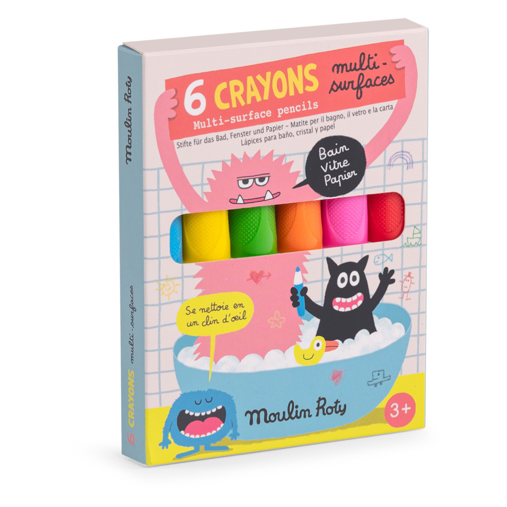 MOULIN ROTY Multifunkční pastelky Les Schmouks