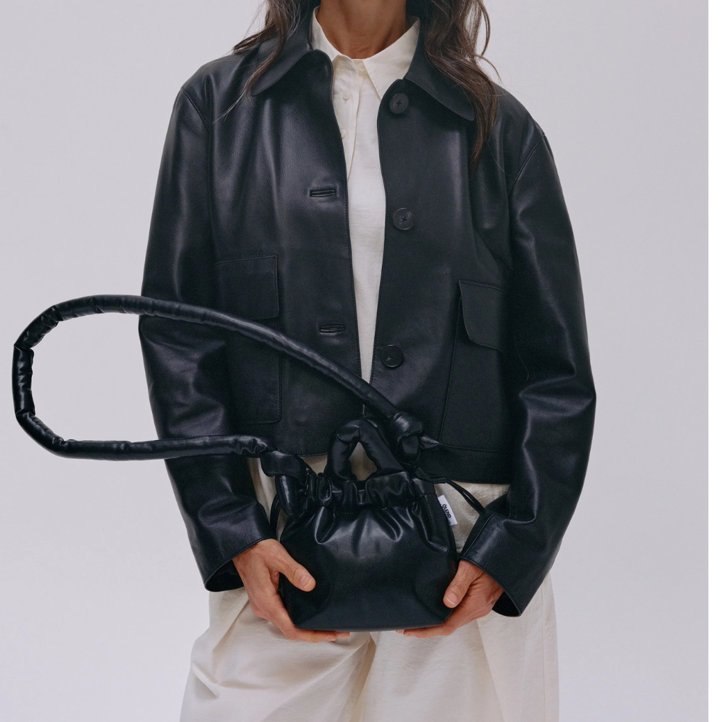 ÖLEND Kabelka Micro Ona Vegan Leather - Black