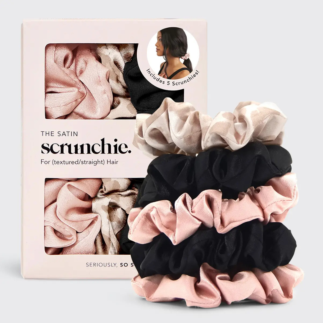 KITSCH Saténové gumičky – Assorted