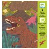 DJECO Vyškrabávací obrázky - Dinosauři