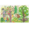 LONDJI Kapesní puzzle Den v lese - 100 pcs
