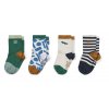 Silas cotton socks 4 pack LW12993 1028 Paint stroke Sandy 1 23 2