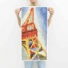 Poppik Sticker art gommettes loisir creatif coloriage Poster Tour Eiffel Delaunay 28 logo copie