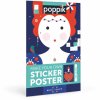POPPIK Samolepkový plakát Královna