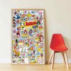 107299 poppik poster stickers engish educatif walldecor affiche enfants copie