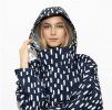 VIVI MARI Kabát do dažďa Drops navy/white