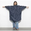 VIVI MARI Kabát do deště Drops navy/white