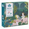 MOULIN ROTY Puzzle s lupou V zahradě - 100 pcs