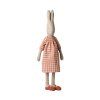 MAILEG Plaid dress with accessories - size 5