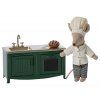 MAILEG Retro kitchen for mice S23 - dark green