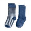 GRAY LABEL Set ponožek GOTS - Blue Moon - Cream