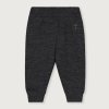 GRAY LABEL Pletené kalhoty pro miminka RWS - Nearly Black Melange