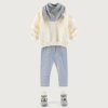 GRAY LABEL Mikina pro miminka GOTS - Cream
