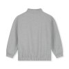 GRAY LABEL Mikina se zipem GOTS - Grey Melange