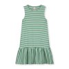 Gray Label DRE028 319 Frill Dress Bright Green Off White front