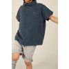 GRAY LABEL T-shirt with collar GOTS Blue Grey