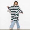 VIVI MARI Kabát do deště Bolt stripes Green/rosé