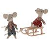 MAILEG Wooden sledge for mice S24
