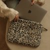 STUDIO NOOS Obal na notebook - Soft Cotton Leopard