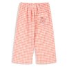 KONGES SLOJD x RHW Kalhoty BELLA - PEACH BLOSSOM CHECK