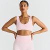 SISTERLY TRIBE Sportovní podprsenka V-Neck - Ballet Slipper