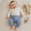 BOBO CHOSES Legíny Race Car all over - LIGHT BLUE