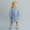 BOBO CHOSES Džínové šaty Game Pawns all over - LIGHT BLUE