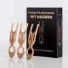 FIONA FRANCHIMON Sada tří vlasových spon - NO.1 Hairpin - Satin Sand