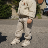 KONGES SLOJD Thermal trousers - STRIPE BLUIE