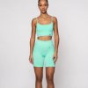 BELIEVE ATHLETICS Biker šortky Push - Up / Menta